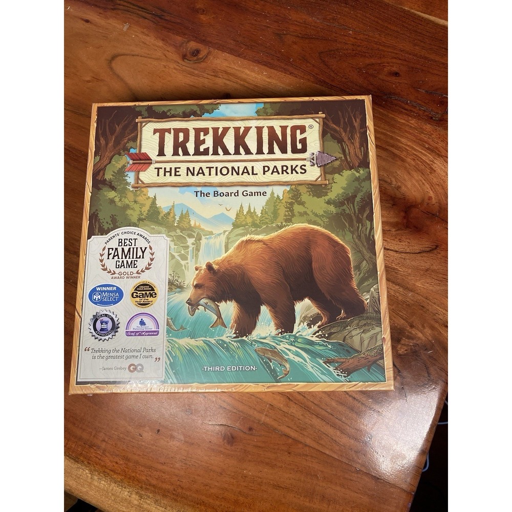 Trekking The National Parks 3rd Edition Strategy Board Game New Sealed